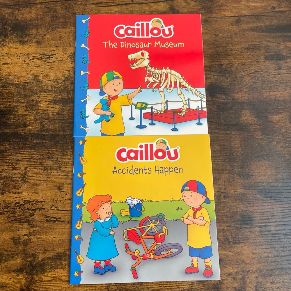 Clubhouse Caillou Paperback Kids Books Lot Of 2 Brand New